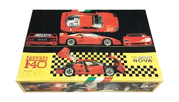 3個セット・送料無料 フェラーリ 1/12 F40 ダイキャスト NOVA 完成品